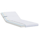 Udvidelig Skummadras 80 x 200 cm Hvid