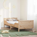 Udvidelig skummadras 80 x 200 cm Hvid