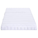 Udvidelig skummadras 80 x 200 cm Hvid