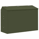 Kaninfeeder Oliven grøn 64,5 x 25,5 x 45,5 cm Koldvalset Stål