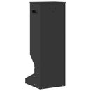 Gede-feeder Sort 28 x 30 x 80 cm Koldvalset Stål