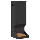 Gede-feeder Sort 28 x 30 x 80 cm Koldvalset Stål