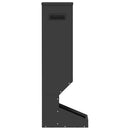 Gede-feeder Sort 28 x 30 x 80 cm Koldvalset Stål