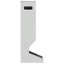 Gede-feeder Sølv 28 x 30 x 80 cm Galvaniseret stål