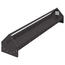 Kyllingefodertrug Sort 108 x 20,5 x 20 cm Koldvalset Stål