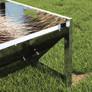 Fodertrug til husdyr Sølv 108 x 50 x 28 cm Galvaniseret stål
