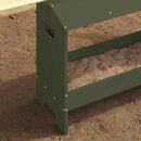 Kyllingefodertrug Oliven grøn 81 x 32 x 53,5 cm Koldvalset Stål