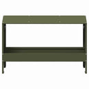 Kyllingefodertrug Oliven grøn 81 x 32 x 53,5 cm Koldvalset Stål
