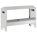 Kyllingefodertrug Sølv 81 x 32 x 53,5 cm Galvaniseret stål