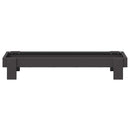 Kyllingefodertrug Sort 80 x 28 x 13.5 cm Koldvalset Stål