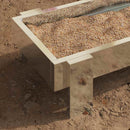 Kyllingefodertrug Sølv 80 x 28 x 13.5 cm Galvaniseret stål