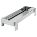 Kyllingefodertrug Sølv 80 x 28 x 13.5 cm Galvaniseret stål