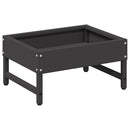 Fuglefoder Sort 80 x 28 x 13.5 cm Koldvalset Stål