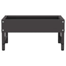 Fuglefoder Sort 80 x 28 x 13.5 cm Koldvalset Stål