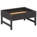 Fuglefoder Sort 80 x 28 x 13.5 cm Koldvalset Stål
