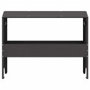 Fodertrug til husdyr Sort 79 x 35 x 62 cm Koldvalset Stål