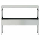 Fodertrug til husdyr Sølv 79 x 35 x 62 cm Galvaniseret stål