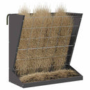 Hø Foder Sort 71 x 33 x 70 cm Koldvalset Stål