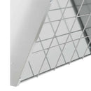 Hængende Hø Foderhus Sølv 61 x 33 x 66 cm Galvaniseret stål