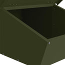 Svinefeeder Oliven grøn 55 x 38 x 76 cm Koldvalset Stål
