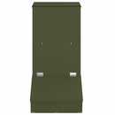 Svinefeeder Oliven grøn 55 x 38 x 76 cm Koldvalset Stål