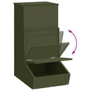 Svinefeeder Oliven grøn 55 x 38 x 76 cm Koldvalset Stål