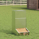Svinefeeder Sølv 55 x 38 x 76 cm Galvaniseret stål