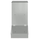 Svinefeeder Sølv 55 x 38 x 76 cm Galvaniseret stål