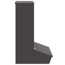Svinefeeder Sort 55 x 51 x 91,5 cm Koldvalset Stål