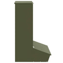 Svinefeeder Oliven grøn 55 x 51 x 91,5 cm Koldvalset Stål