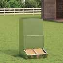 Svinefeeder Sølv 55 x 51 x 91,5 cm Galvaniseret stål