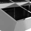 Svinefeeder Sølv 82 x 51 x 91,5 cm Galvaniseret stål