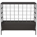 Kælvfoderholder Sort 100 x 60 x 90 cm Koldvalset Stål