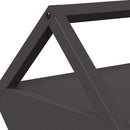 Fodertrug til husdyr Sort 111 x 76 x 38 cm Koldvalset Stål