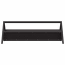 Fodertrug til husdyr Sort 111 x 76 x 38 cm Koldvalset Stål