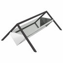 Fodertrug til husdyr Sølv 111 x 76 x 38 cm Galvaniseret stål