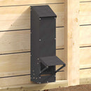 Hønsefoder Sort 13 x 12 x 51 cm Koldvalset Stål