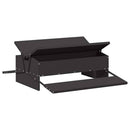 Kylling treadle feeder Sort 75 x 53 x 20,5 cm Koldvalset Stål