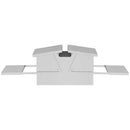 Kylling treadle feeder Sølv 75 x 53 x 20,5 cm Galvaniseret stål