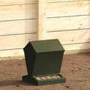 Hønsefoder Oliven grøn 30 x 30 x 39 cm Koldvalset Stål