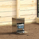 Kylling treadle feeder Sølv 25 x 42 x 40 cm 4 kg