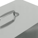 Hønsefoder Sølv 20 x 25 x 35 cm Galvaniseret stål
