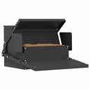 Kylling treadle feeder Sort 50 x 40 x 29 cm Koldvalset Stål