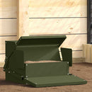 Kylling treadle feeder Oliven grøn 50 x 40 x 29 cm