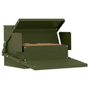 Kylling treadle feeder Oliven grøn 50 x 40 x 29 cm