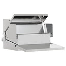 Kylling treadle feeder Sølv 50 x 40 x 29 cm Galvaniseret stål