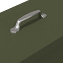 Hønsefoder 2 pcs Oliven grøn 41,5 x 20,5 x 33 cm