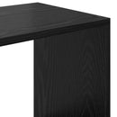 Bogskab Sort eg 137,5 x 29 x 137,5 cm Konstrueret træ
