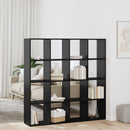 Bogskab Sort eg 137,5 x 29 x 137,5 cm Konstrueret træ