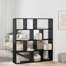 Bogskab Sort eg 132 x 29 x 141,5 cm Konstrueret træ